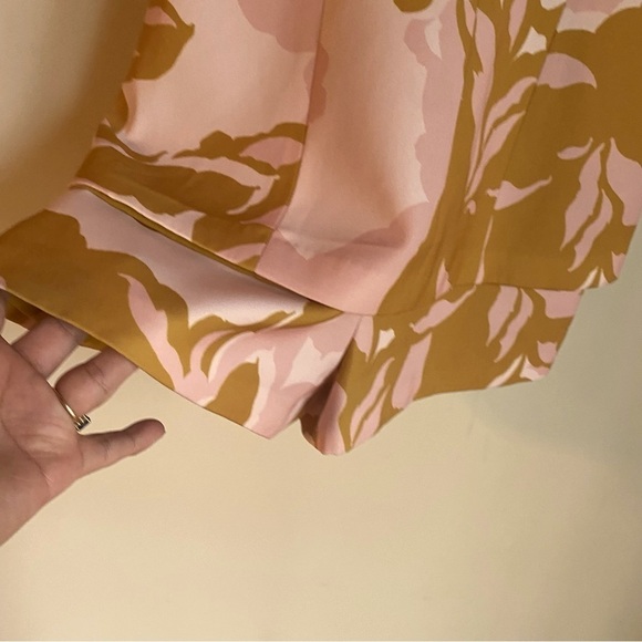 Keepsake Mustard Printed Lined Romper - Picture 3 of 7